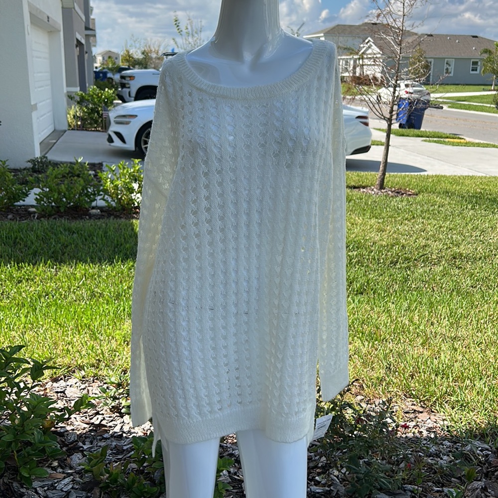 NORDSTROM VALETTE OVERSIZED SWEATER SHIRT TOP SIZE S MSRP $39.97 NWT